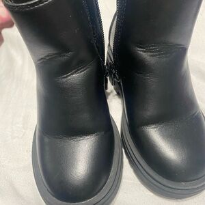 GAP Black Leather Ankle Boots
